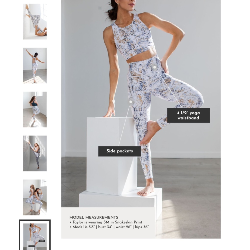 SAVVI Geo Leggings and Stevie Bra
